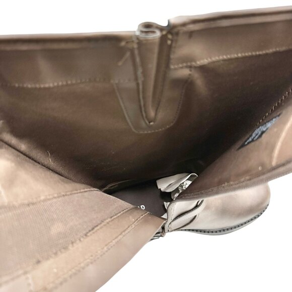 Torrid Moto Buckle Boots Womens Size 10WW Brown Wide Calf Zip Closure NWT - Picture 7 of 8